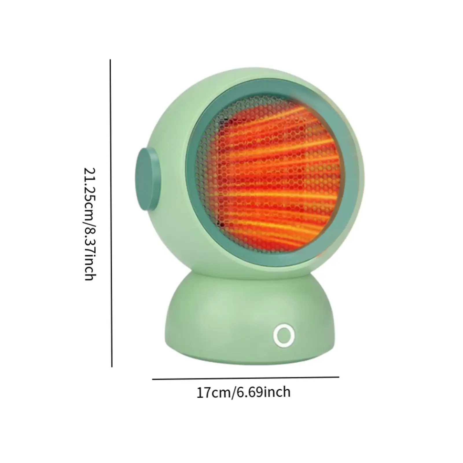 Chauffage électrique à pointe d'arrêt, 2 vitesses, pour usage intérieur, chambre à coucher, maison