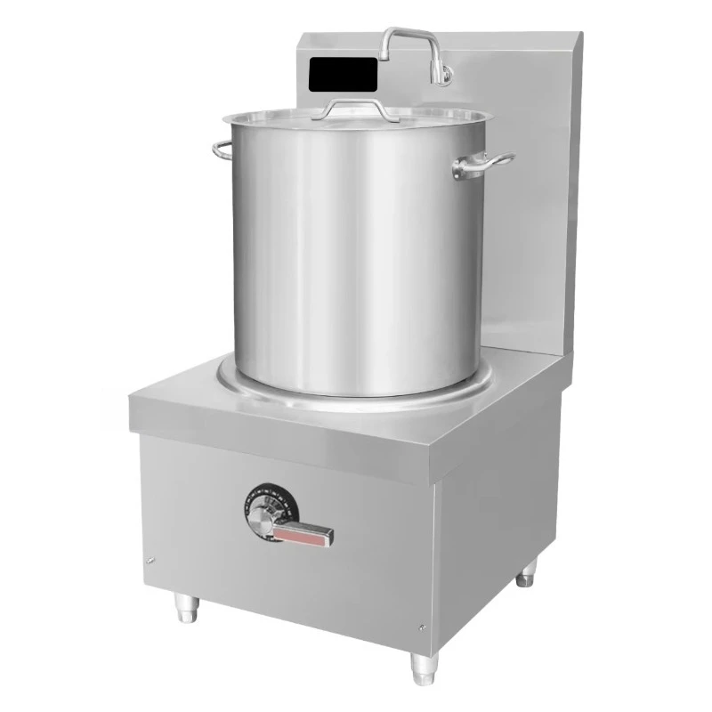Commercial Induction Soup Pot High Efficiency Cooking Pot Stainless Steel Induction Soup Pot Restaurant Hotel Catering