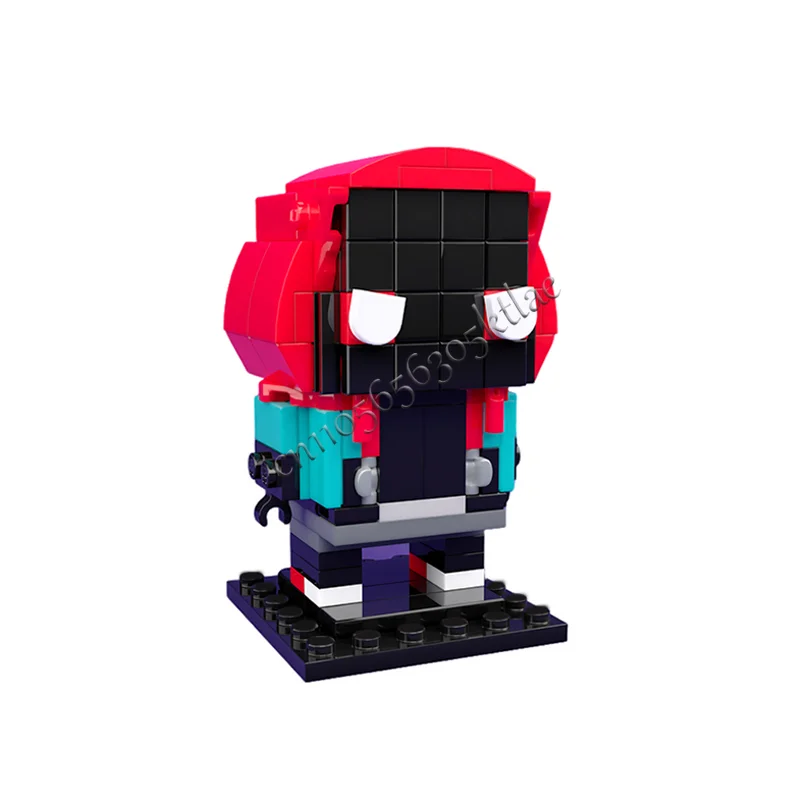 Novo 135 peças capuz vermelho brickheadz modular personalizado blocos de construção modelo crianças conjunto montagem exibição brinquedo popular presentes natal