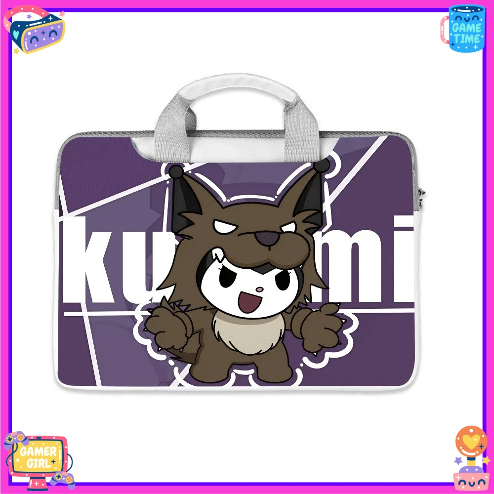 

Cartoon Hello Kitty Kuromi Portable Laptop Bag Protective Cover for Macbook 12 13 14 15 16 Inch Macbook Air Huawei Holiday Gift
