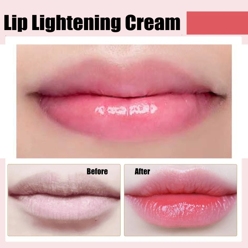 Feuchtigkeit creme aufhellen Lippen balsam plump up nähren feuchtigkeit spendende Reparatur verhindern Trockenheit Peeling aufhellen Melanin reduzieren Masken linien Lippen balsam