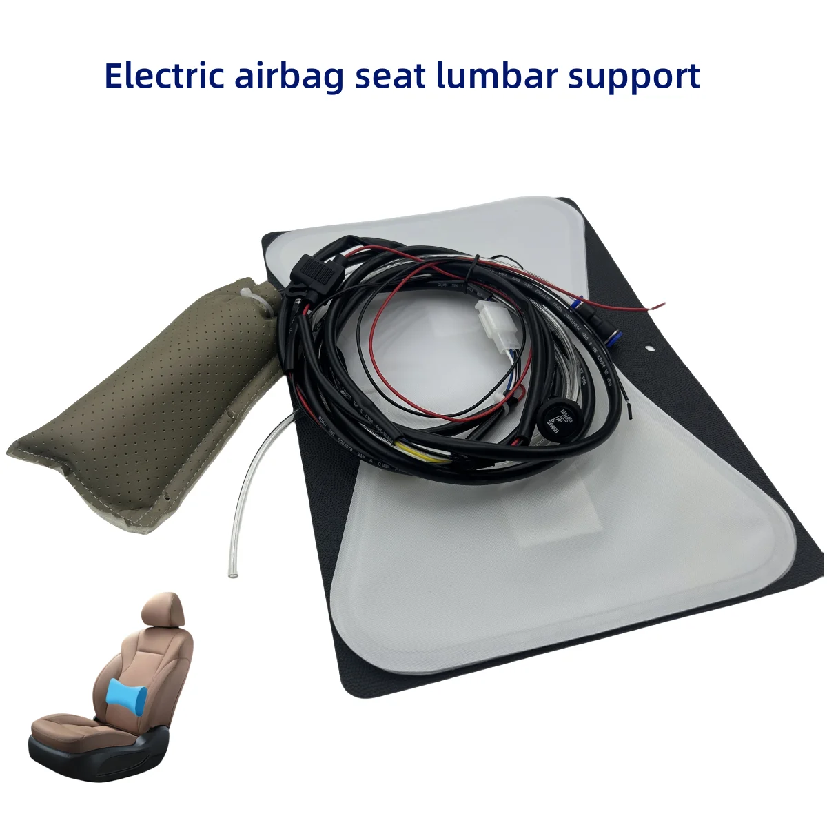 

Circular switch electric airbag car seat lumbar support, precise care for your lumbar health
