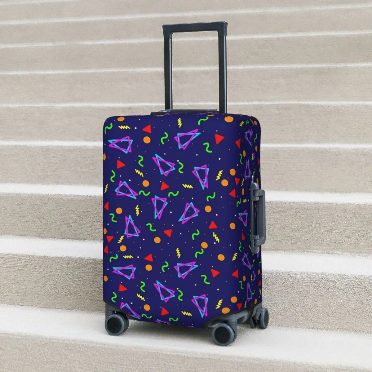

Arcade Carpet Suitcase Cover Protection Elastic Travel Luggage Protector Covers for 18-32 Inch