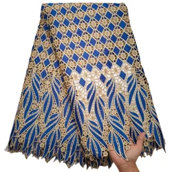 SJD LACE Latest Design Wedding Fabric High Quality African Lace Fabric 2026New Arrival Water Soluble Nigerian Guipure Cord A2547