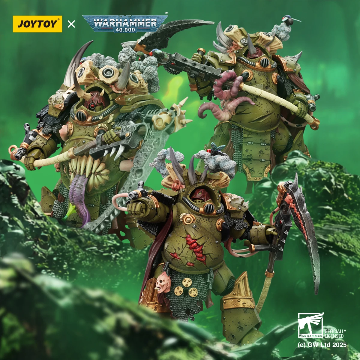 

HIPLAY JOYTOY Death Guard Deathshroud Terminator 1/18 Scale Warhammer Action Figure