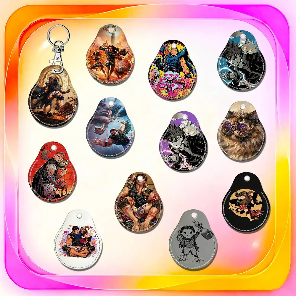 For Dungeon Crawler Carl For AirTag Case Card Holder Keychain ID Credit Bank Access Badge For Air Tag Case Shell
