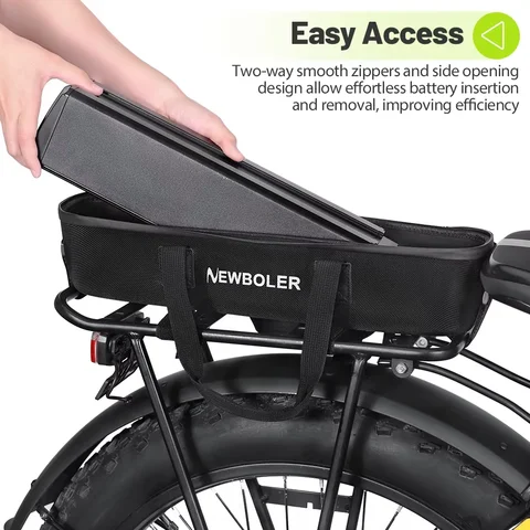 Bicycle Bag Waterproof 10L Large Capacity Mountain Bike Battery Storage Bag E-Bike Waterproof Battery Storage Bag Bags for Electric Bicycle Battery