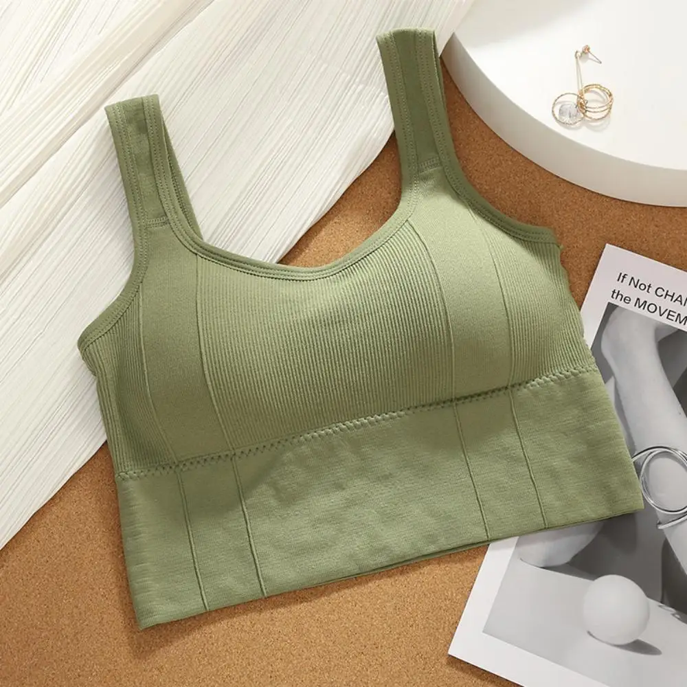 Sports Bra Anti-Sweat Fitness Top Women Seamless Yoga Bra Shockproof Crop Top Push Up Sport Bra Gym Workout Top image 5