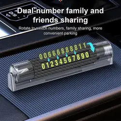 3 In 1 Temporary Car Parking Number Plate Safety Hammer Seat Belt Cutter Luminous Auto Phone Number Card Auto Window Breaker