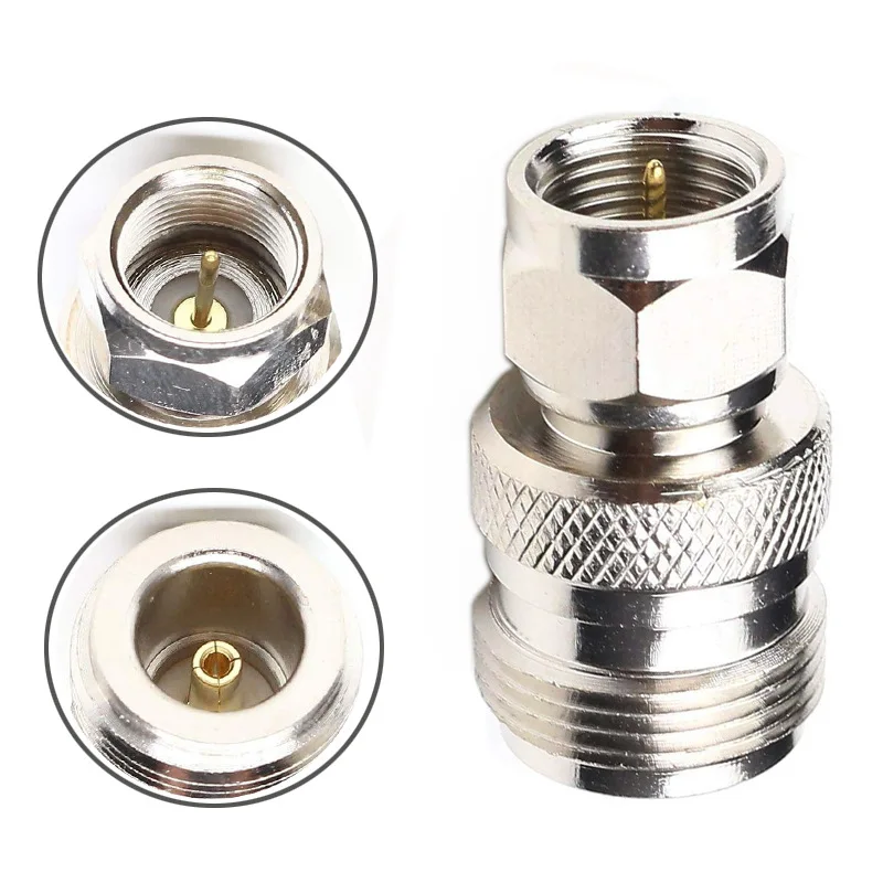1 PC N To Type F Coax Connector N Female To F Male Adapter for Coaxial Cable Adapter for Antenna Extension Cable