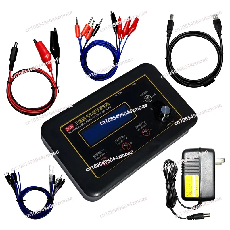 Three-channel Automobile Signal Generator ECU Computer Maintenance Detector Crankshaft Camshaft Sensor Simulator