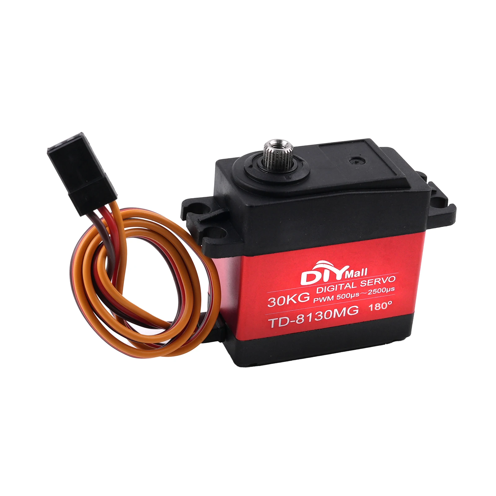 TD-8130 30KG High Torque Digital Servo Metal Shell Waterproof Steering Motor For RC Smart Car Robot DIY Toys Parts Accessories