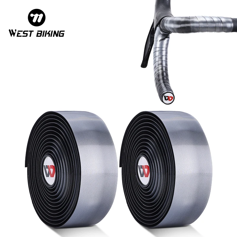 

WEST BIKING Bicycle Handlebar Tape EVA PU Bike Bar Grips Mtb Cycling Fishing Rods Wrap With 2 Bar Plugs Road Bike Accessories