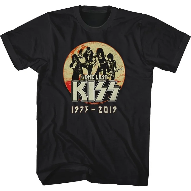 

Band American Street Hip-hop Punk Style Retro Digital High-quality Print Cotton Short-sleeve T-shirt