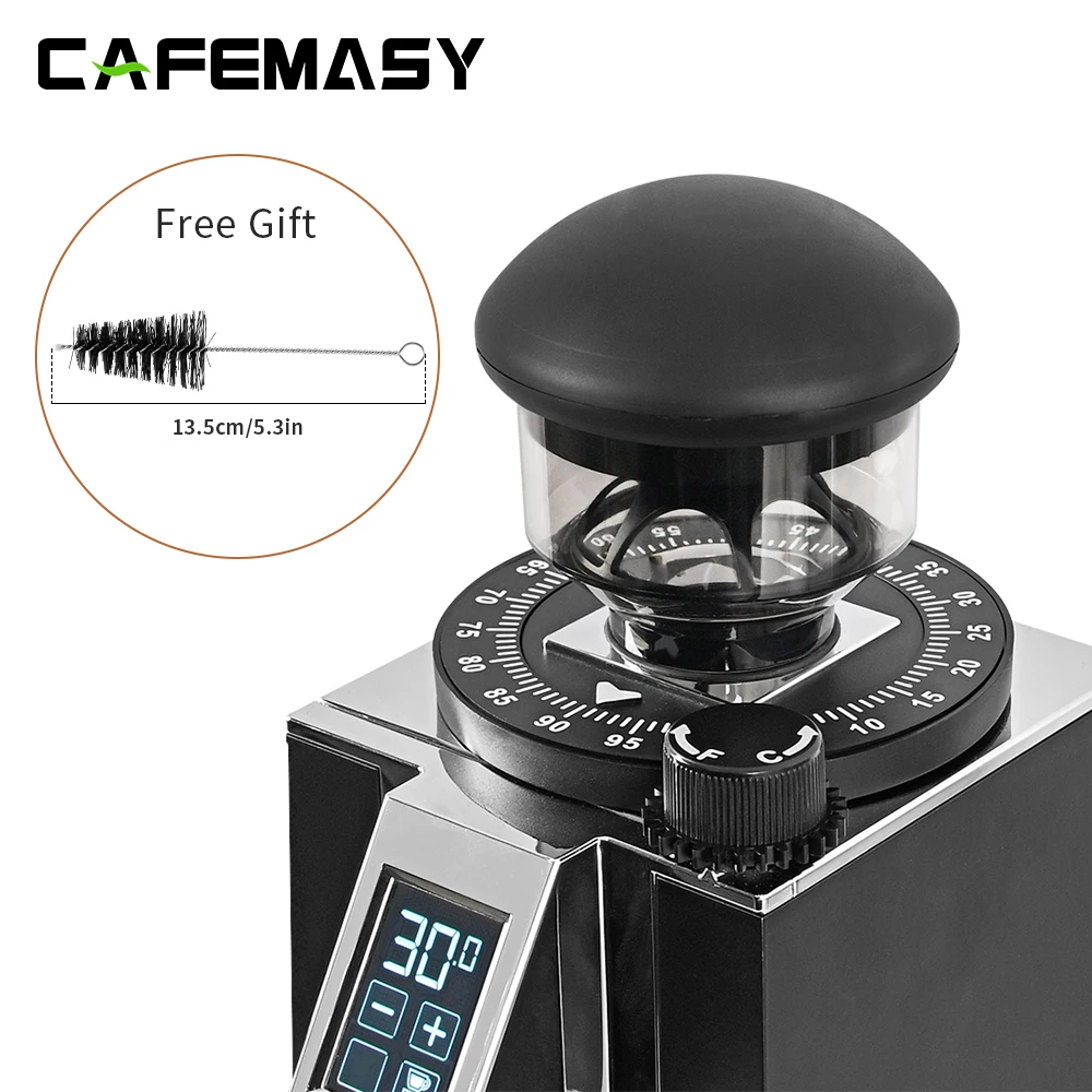 CAFEMASY Mushroon Shaped Coffee Grinder Single Dose Hopper Coffee Grinder Bean Bin Blowing Cleaning Tools For Eureka Mignon