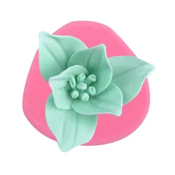 New Three-dimensional Flower Modeling Silicone Mold Manual Sugar Cake Mold Flower Baking Decoration Tool