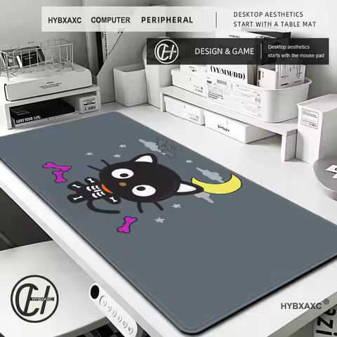 Cute Chococat Mouse Pad Large Gaming Accessories Mouse Mat Keyboard Mat Desk Pad XXL Computer Mousepad PC Gamer Laptop Mausepad