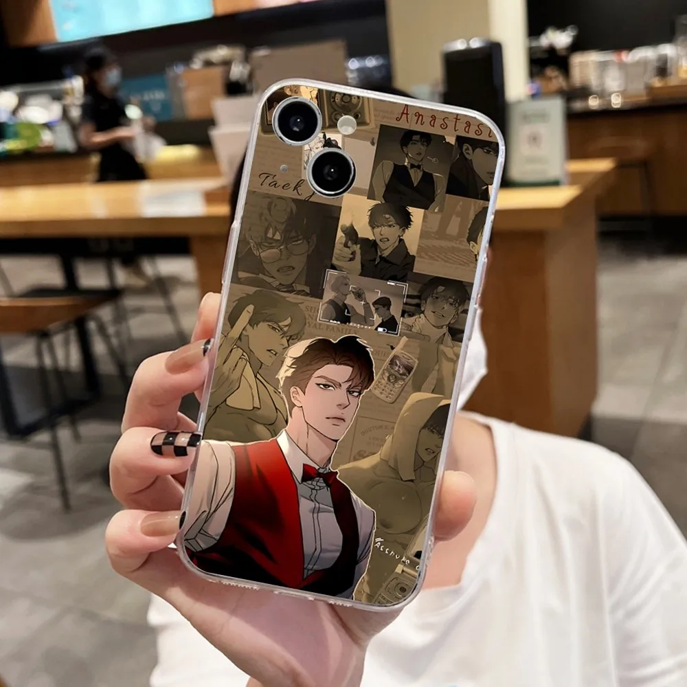 C-الرمز A-Anastasia جراب هاتف آيفون 15 11 13 14 برو ماكس 7 8 زائد X Xr Xs ماكس 16pro 12 غطاء شفاف صغير #5