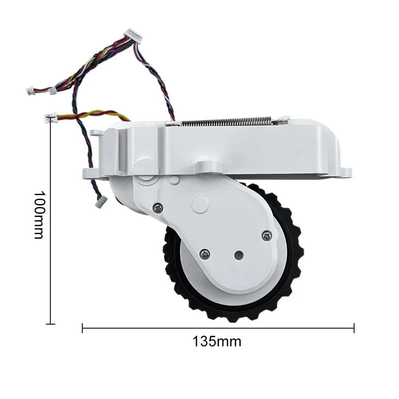 For Xiaomi Mijia mop p stytj02ym 3C 2S S10 B106GL S12 T12 robot vacuum cleaner walking wheel left and right wheel accessories view 3