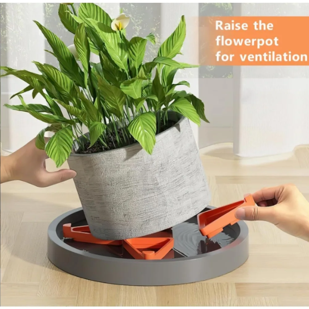 4PCS Flower pot breathable mat, foot pad, high base, ventilation and root rot prevention