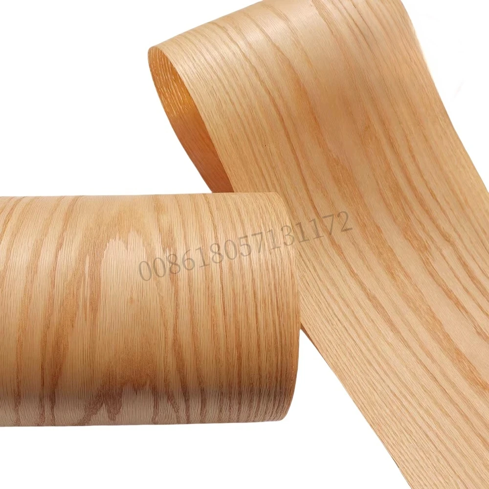 

Custom Natural Red Walnut Wood Veneer,2pcs,about 20x250cm, 0.2-0.3mm thick, for Furniture & DIY Woodworking,Q/C, C/C