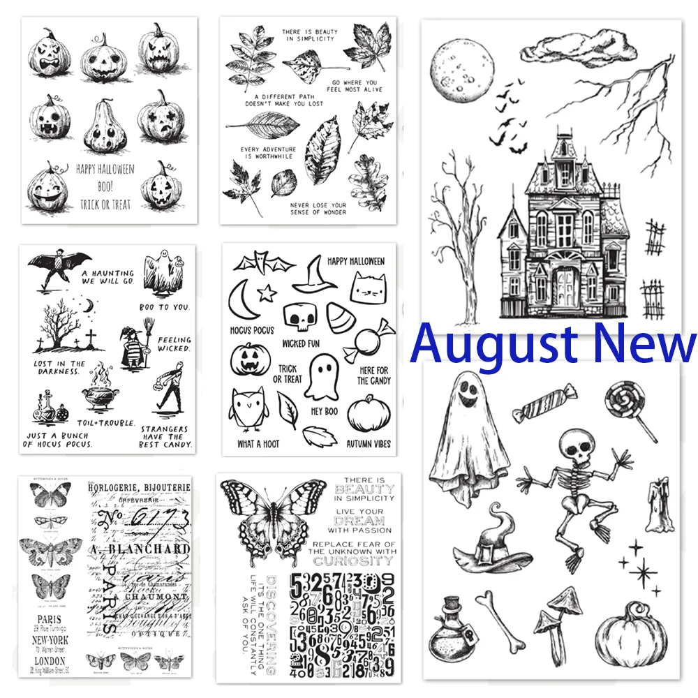

New Hallowmas ghost Stamps Metal Cutting Dies Stamps For DIY Scrapbooking Diary Decoration Greeting card Embossing Template