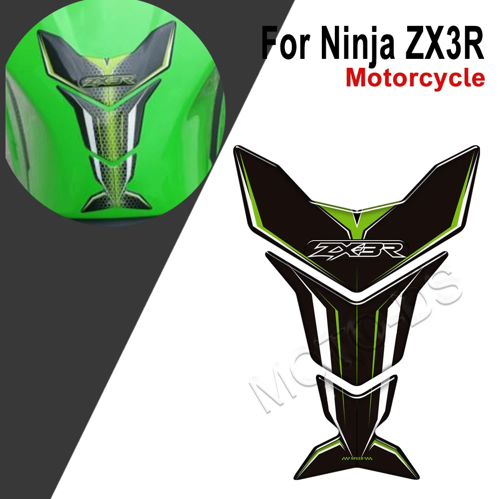 

For Ninja ZX3R ZX 3R ZX-3R 300 Motorcycle Protector Tank Knee Pad Grips Gas Fuel Oil Tankpad Stickers Decals