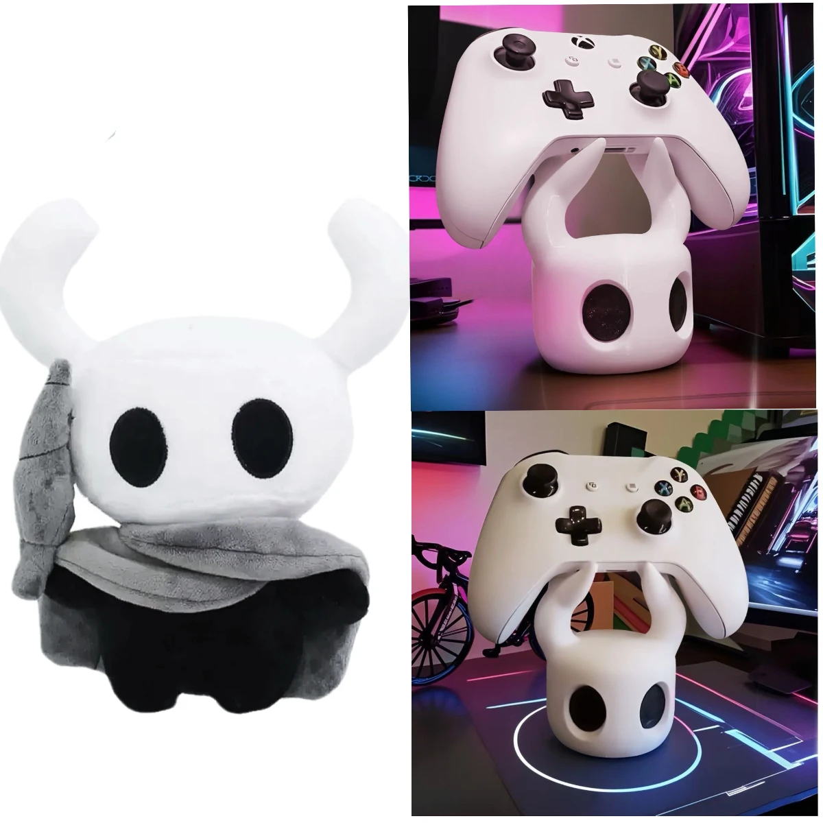 

10.53inch Hollow Knight Plush Toy Soft Stuffed Animal Cartoon Game Hollow Perfect Birthday Holiday Gift for Boys Collection Toys
