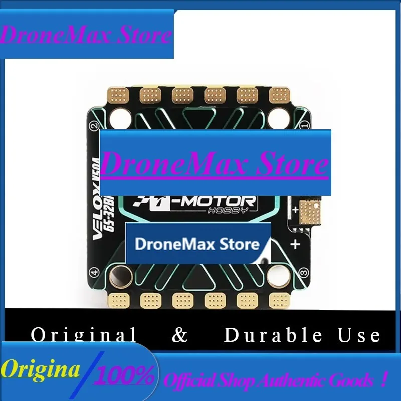 DroMaT-Motor/T-Hobby VELOX V50A 50A 32Bit BLHELI32 4in1 Brushless ESC 3-6S LIPO W/TMOTOR T4 02 ESC 30.5x30.5mm For FPV Racing Dr