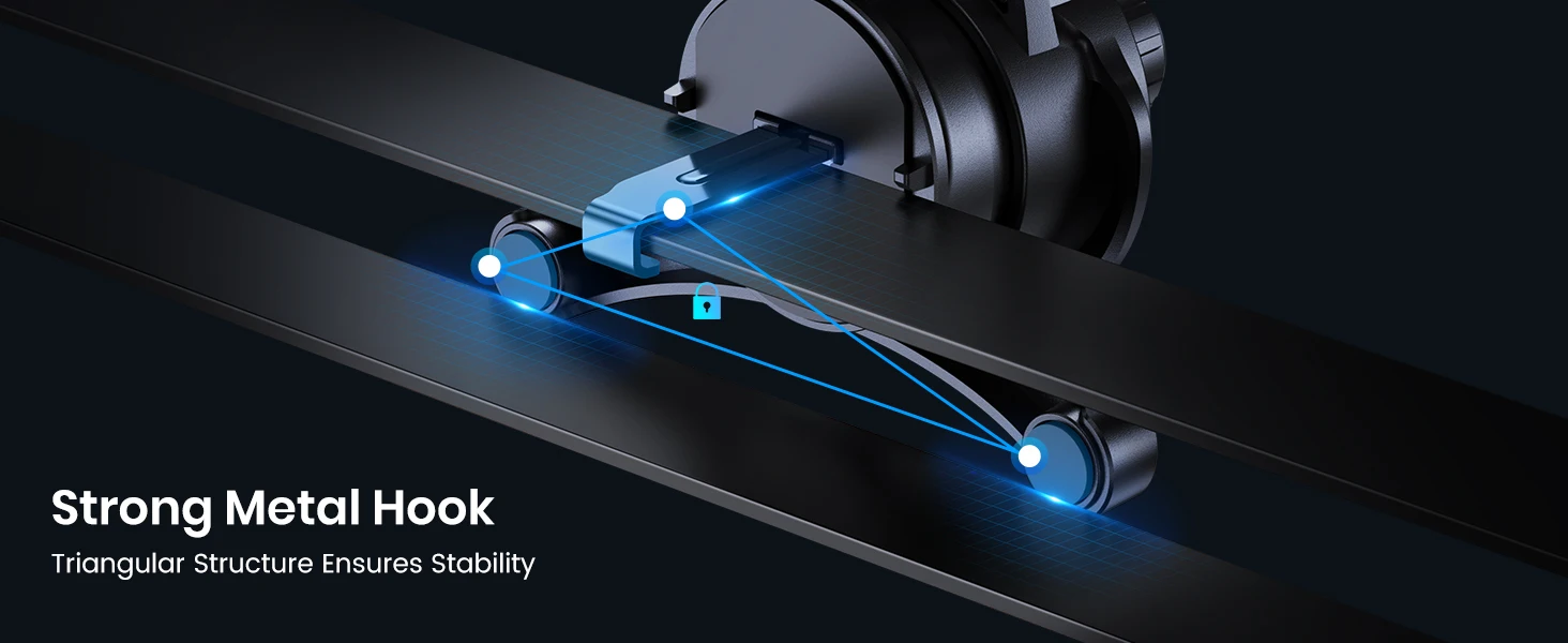 TOPK Starker Magnetischer Auto-Handyhalter Lüftungshalterung mit Verlängerungsarm Auto-GPS-Ständer für iPhone 15 14 13 12 Pro Max Macsafe – Detail 2