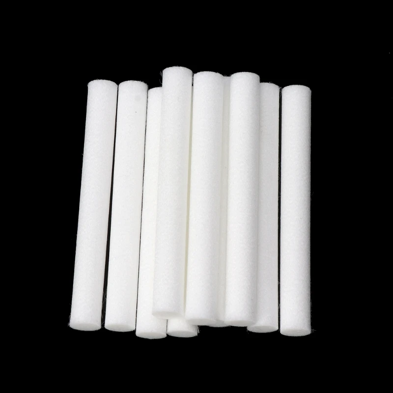 10 Pieces 8mmx68mm Humidifiers Filters Cotton Swab Refill Sticks Replacement