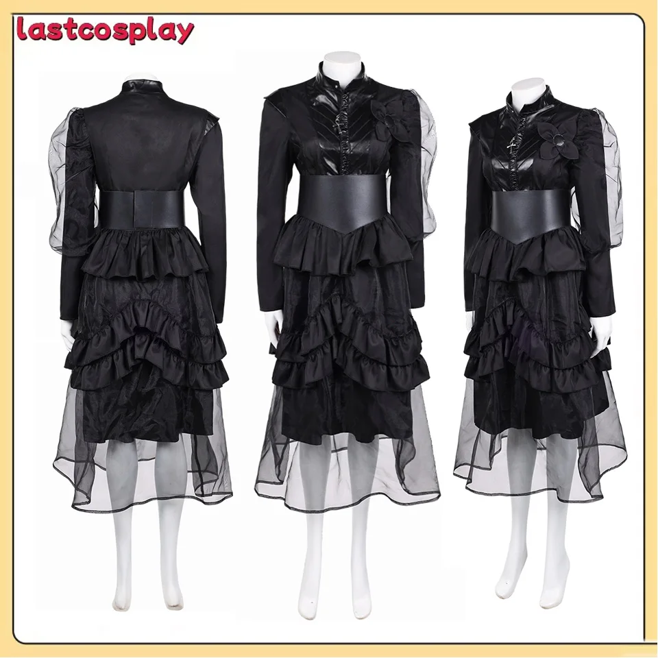 

Фильм Сан, ролевая игра, мужской костюм Люциен, женское черное платье, ожерелье, наряды на Хэллоуин, карнавал, маскировочный костюм для вечеринки