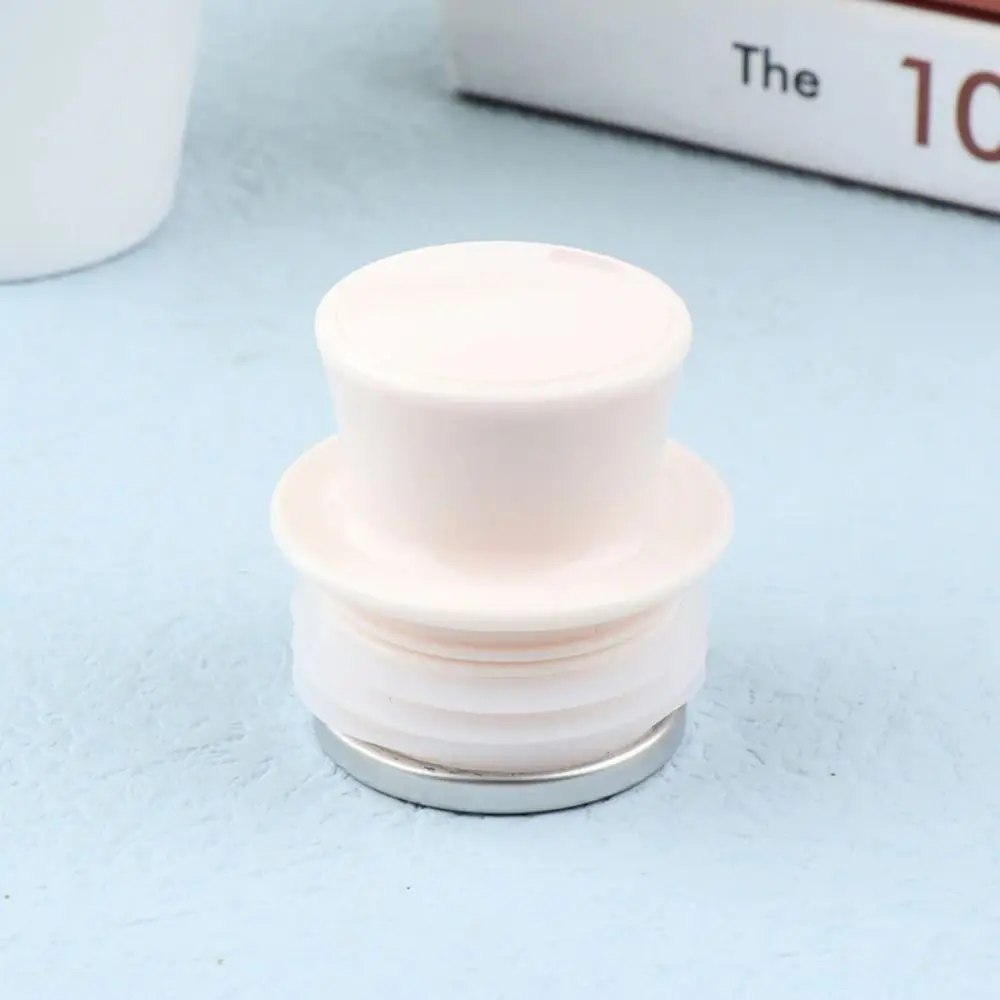 1Pcs Thermos Cup Accessories Thermos Bottle Stopper Stainless Steel Silicone Food Grade Kettle Cover S/L Replacement Parts