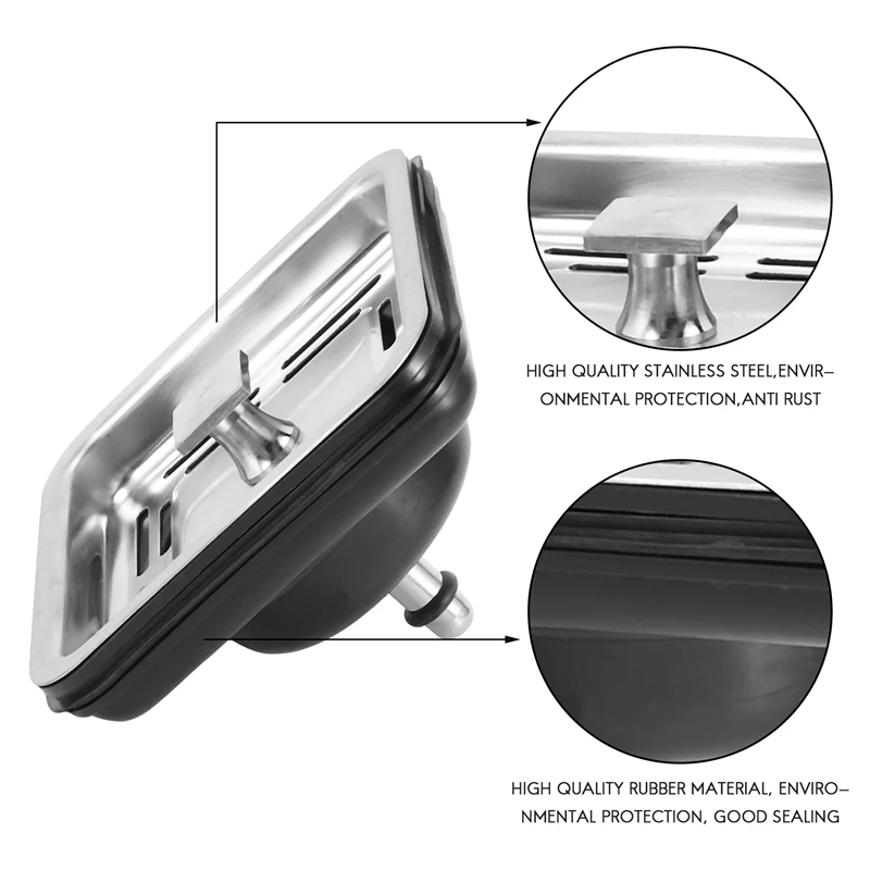 ABXF-квадратный фильтр для раковины из нержавеющей стали, пробка для сливной сетки для кухонной раковины, сетчатая пробка для корзины, сливная пробка, кухонная техника