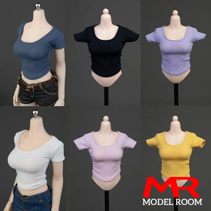 

ICE TOYS ic1022 Женская плотная короткая футболка в масштабе 1/6, модель одежды, подходит для 12 дюймов TBL PH JIAOU ANT YM Soldier, экшн-фигурка, тело куклы