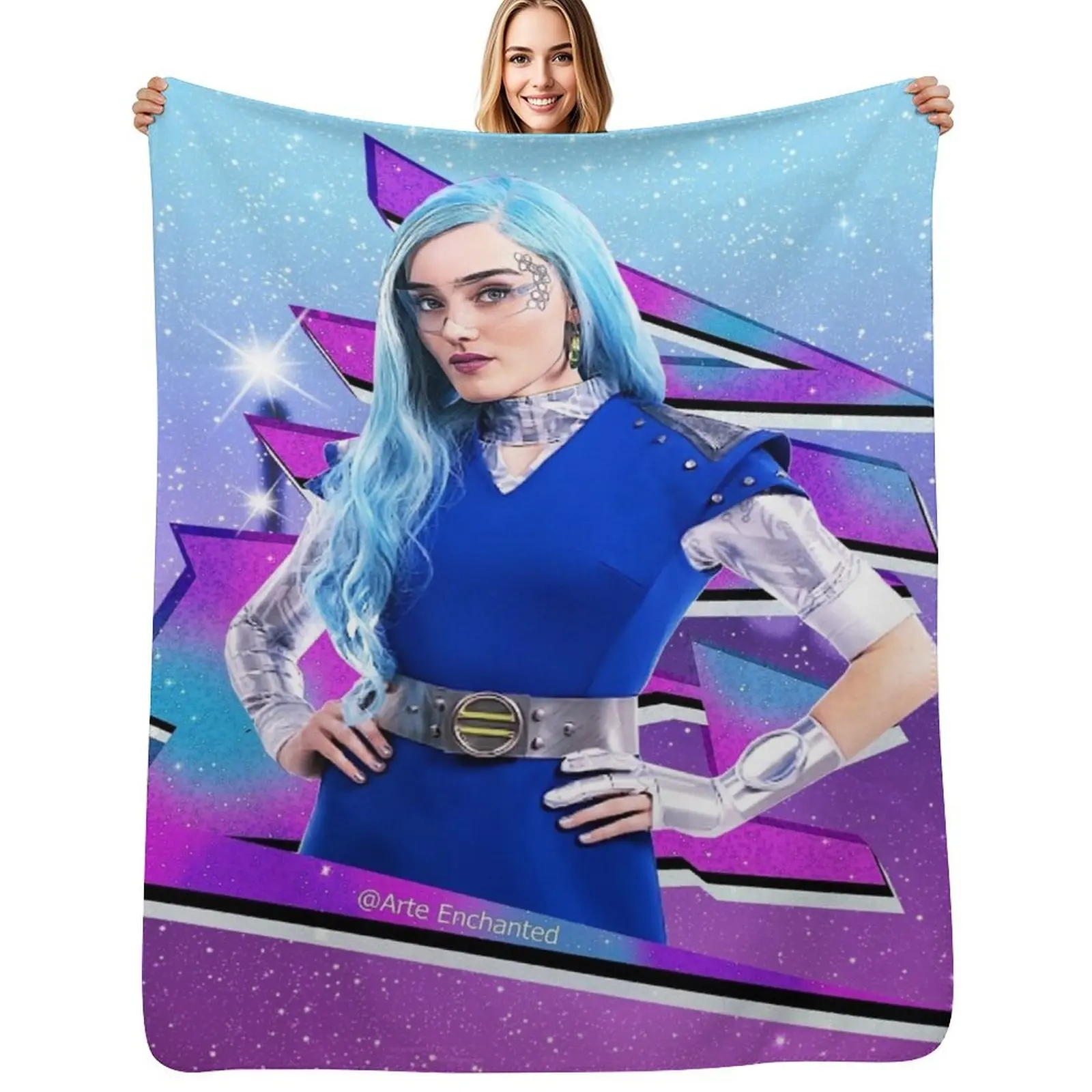 

Addison Alien Star - Zombies 1, 2, 3, 4 Throw Blanket Furry Cute Plaid Blankets Sofas Of Decoration Designers Blankets