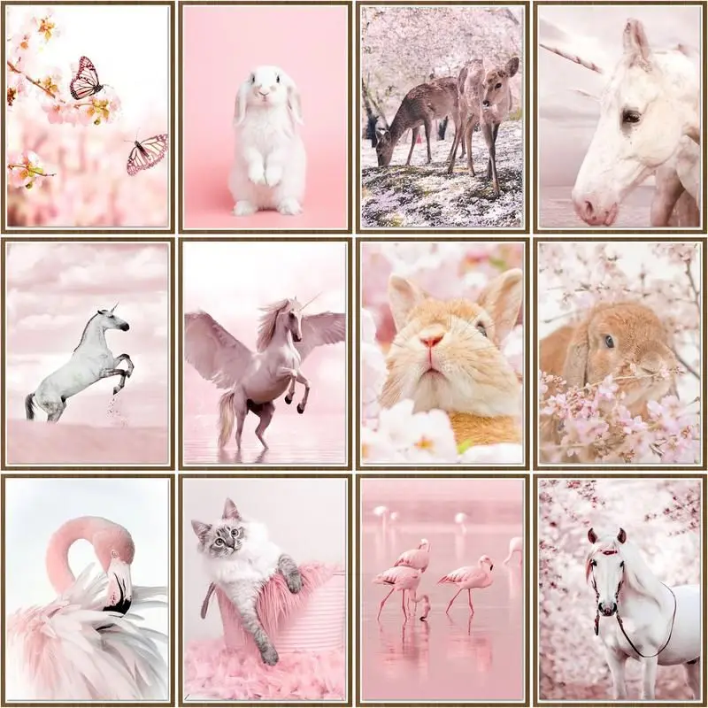 

CHENISTORY Paint By Number Animal Kits Diy Home Decoration Painting By Numbers Drawing On Canvas Handpainted Art Gift