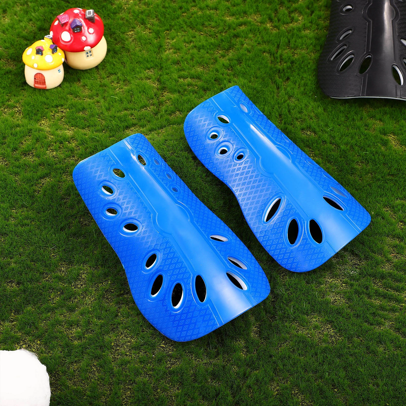 2 pary nakolanników Aldult Football Man Toddler Kids Spin Viele Guards Protective Gears Calf