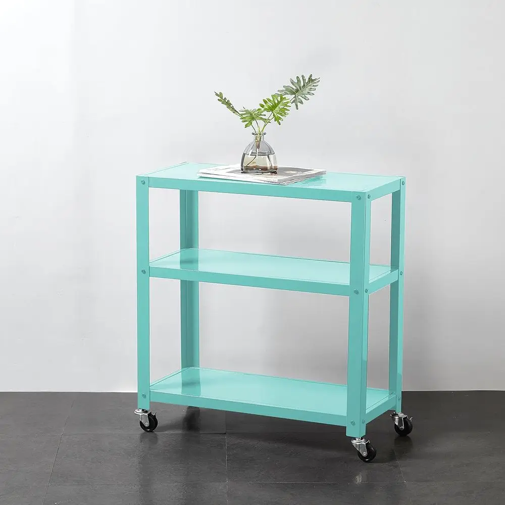 

Liestyle 3 Shel Metal Storage/Decorative Rolling Rack Cart with Smooth Locking Wheels