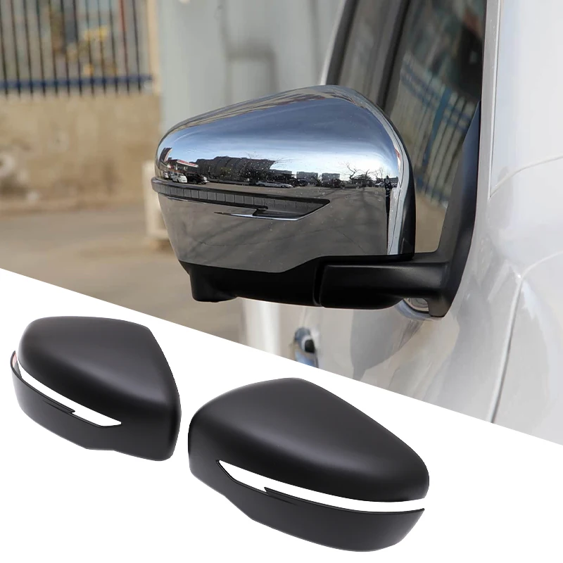 For Nissan juke 2015 2016 2017 2018 matte black side door mirror protective cover decorative sticker car styling accessories