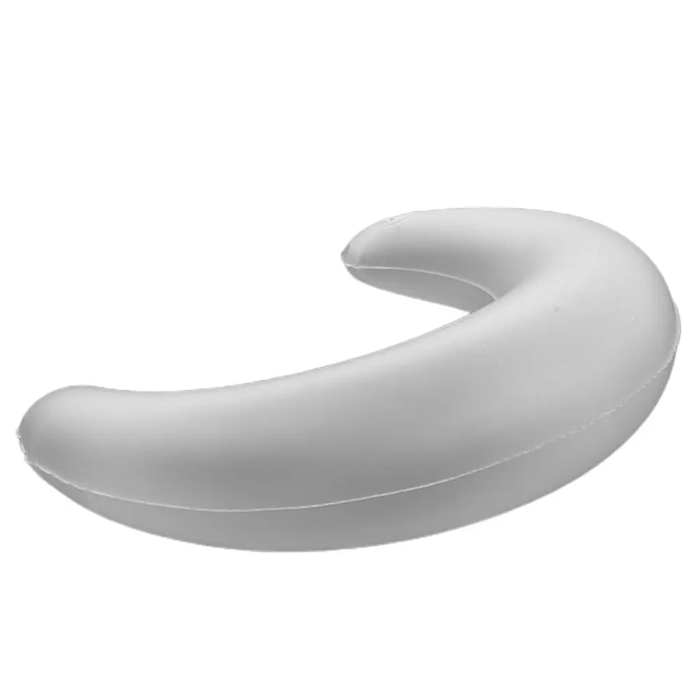 

Inflatable Travel Pillow Semi Transparent Lightweight Portable Quick Inflate Crescent Moon Camp Sleep Neck Back Pillow Outdoor