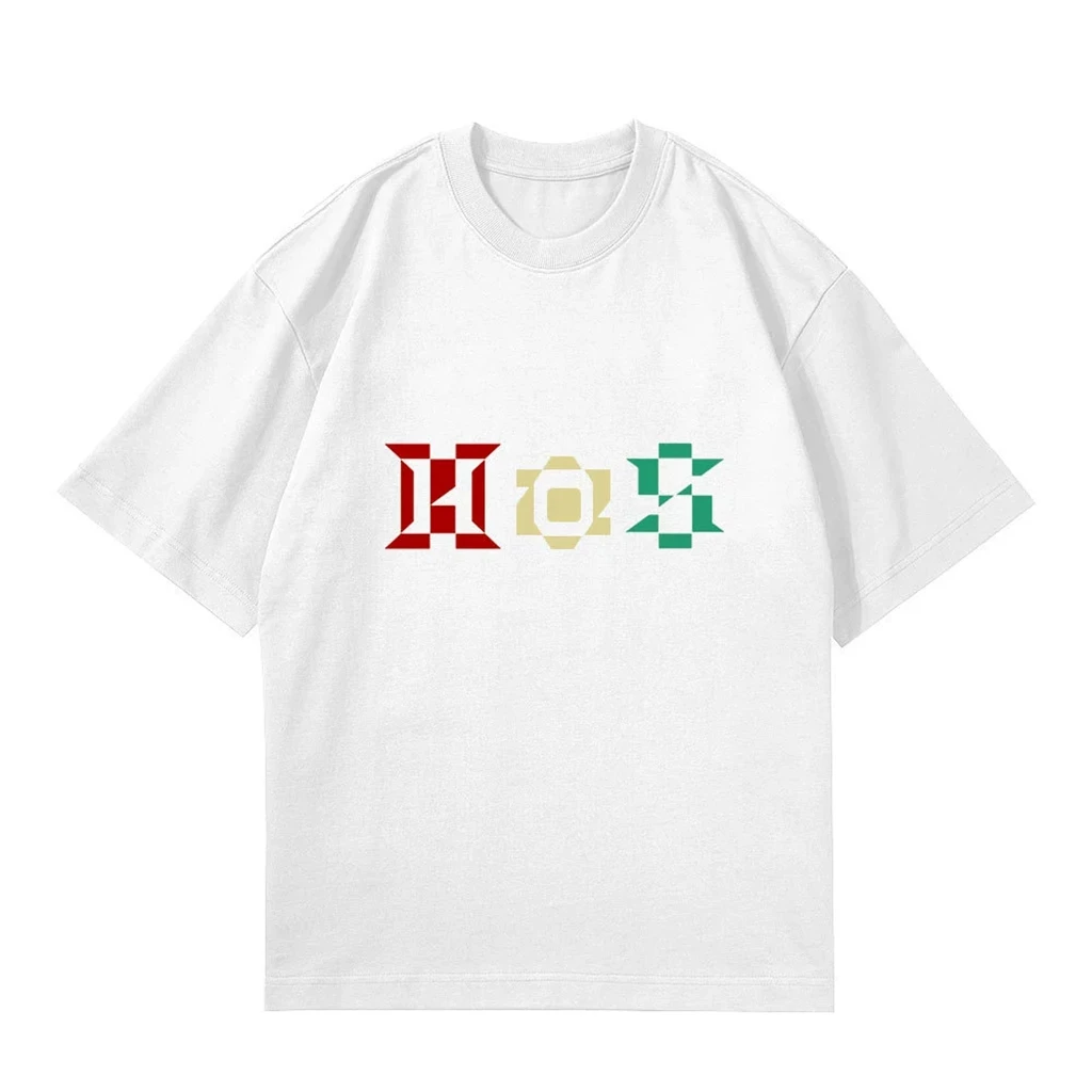 HOPE OnTheStreet Stampato in puro cotone di alta qualità Top da uomo Indumenti da notte da donna Estate Casual O-Collo a maniche corte Y2K All'ingrosso