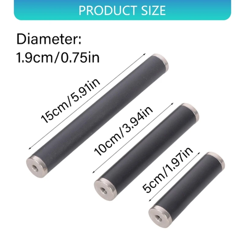 5/10/15cm Metal Camera Adapter Rod 1/4 Female to Female Threads Tripod Accessory