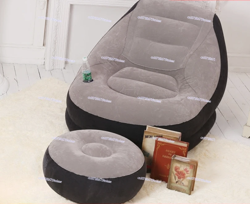 Inflatable sofa single sofa lazy so******ch break recliner, free storage bag