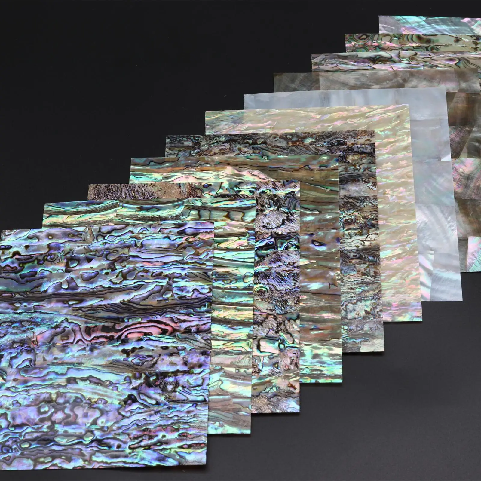 Hard Natural Big Abalone Shell Slice Primary Color Shell Paper Jewelry Making Lacquer Engraving Art Inlay Ornament DIY Material