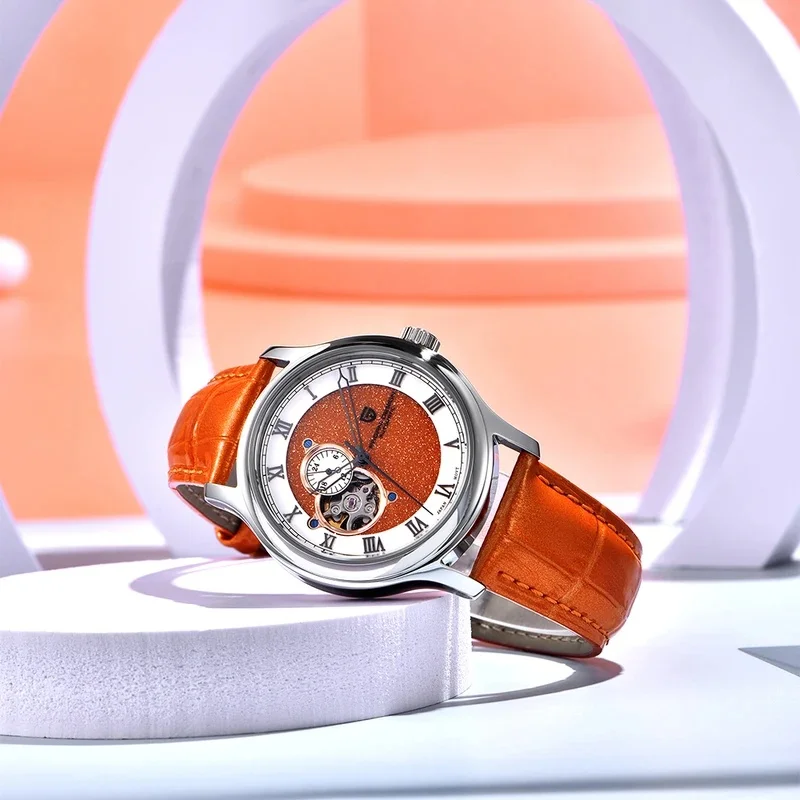 Nuevo reloj mecánico para hombre de 41 mm de la marca Pagani Design, con movimiento JP NH39, cristal de zafiro de lujo y resistencia al agua hasta 100 metros.