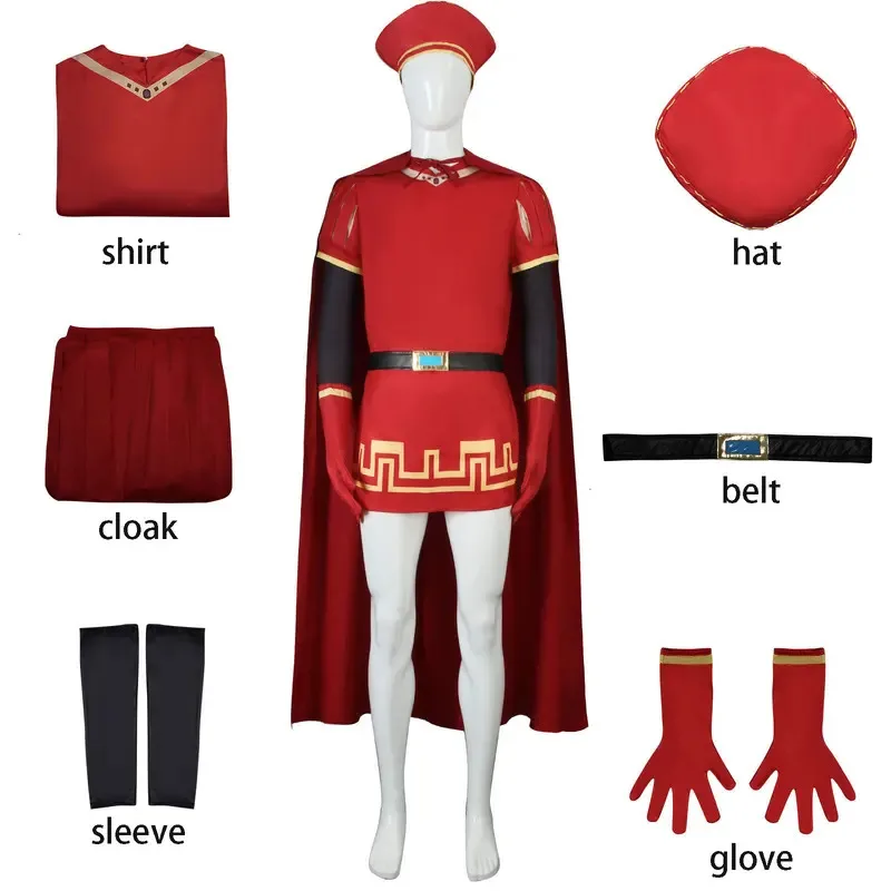 

Monster Shrek cosplay costume 4D Maximus Farquod Lord cosplay costume