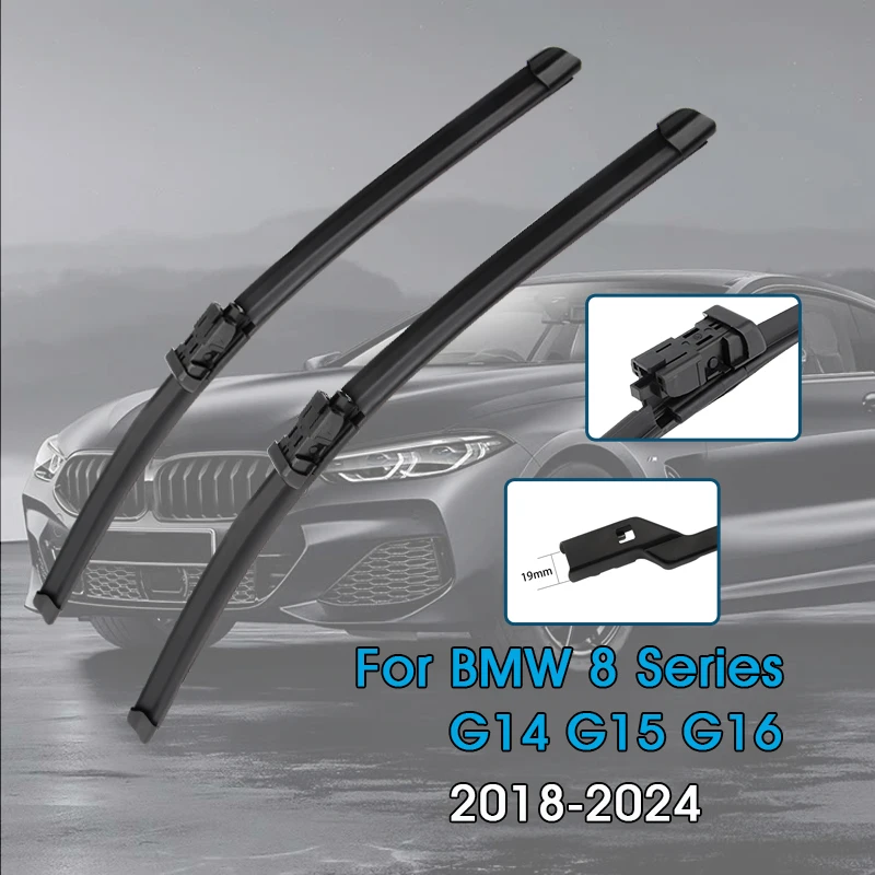 

Car Wiper Blades 26"+17" For BMW 8 Series G14 G15 G16 2018-2024 Front Window Windscreen Windshield Wipers Auto Accessories