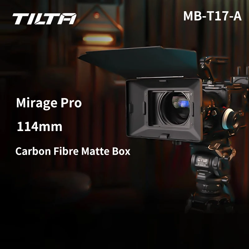 TILTA MB-T17 New Mirage Pro 114mm Motorized VND Carbon Fibre Matte Box Advance Modular Professional Camera Accessories