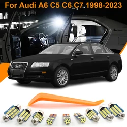 Car LED Interior Light Canbus For Audi A6 C5 C6 C7 Sedan Avant 1998-2005 2006 2007 2008 2009 2010 2011-2023 Accessories LED Lamp